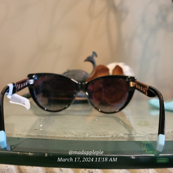Tiffany & Company TF4196 Sunglasses Logo Cateye Metal Luxury Designer #57 - Picture 13 of 16